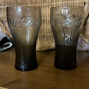 😄Coca Cola black glasses Coke
